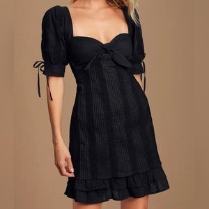 Lulu's Black Mini Dress
